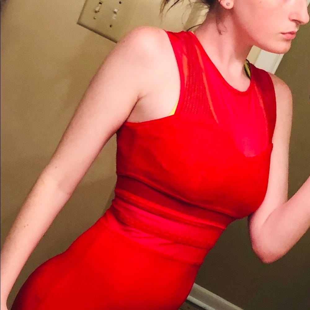 🌹Sexy🌹Fire Engine Red) Elegant Long Dress